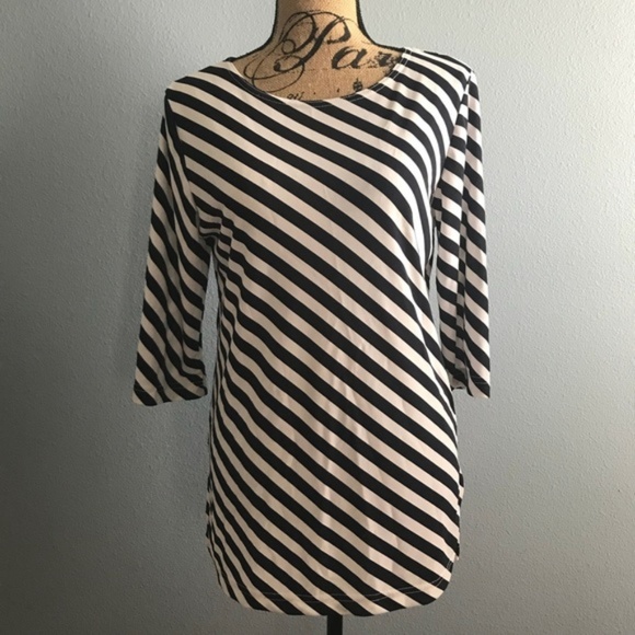 Diane von Furstenberg Tops - Diane Von Furstenberg Striped Tunic XS